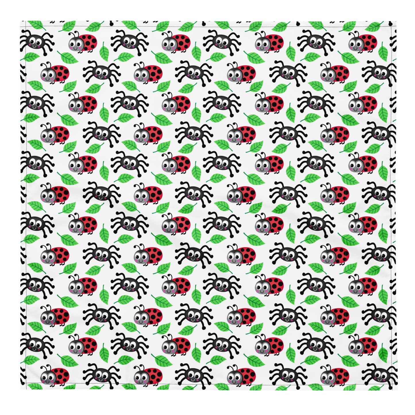 Dog Bandana - Spiders and Ladybugs