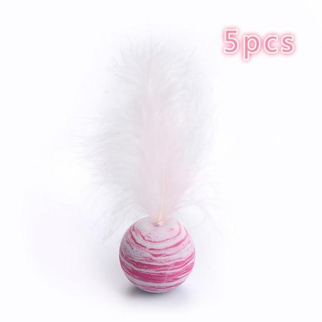 Cat Feather Balls