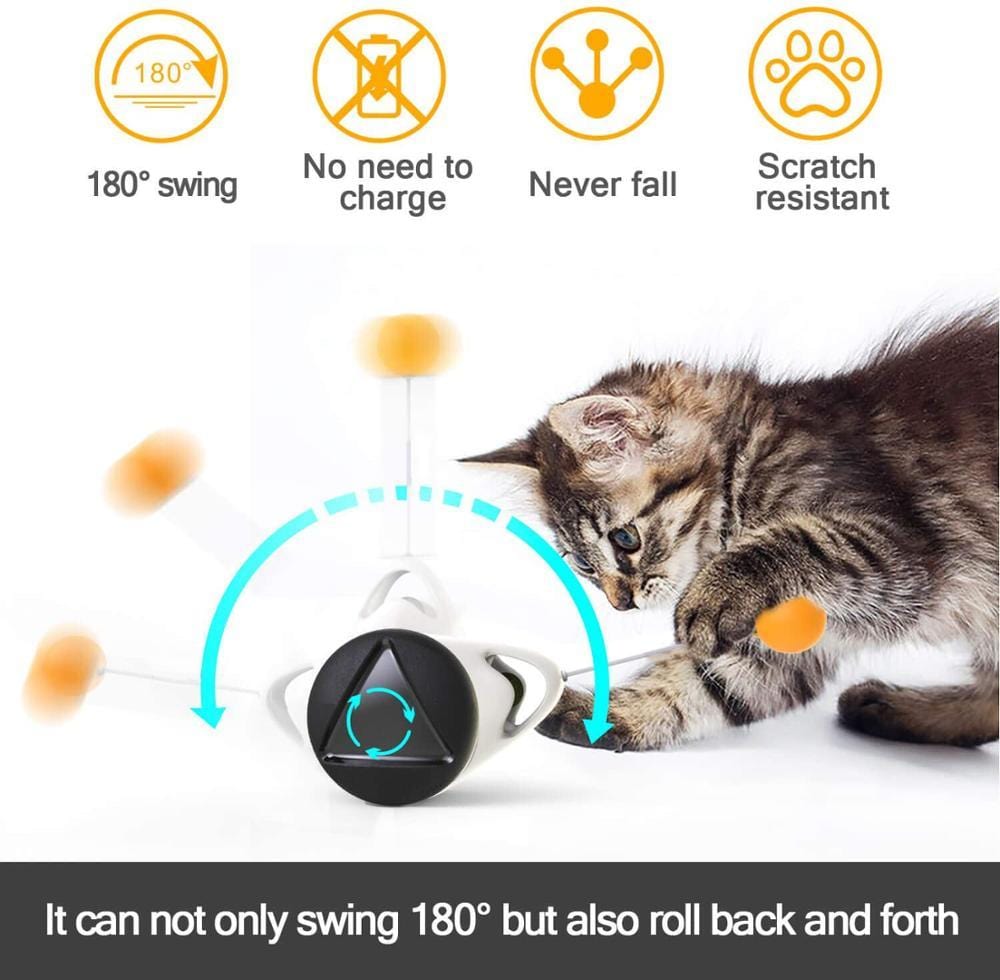 Smart Cat Catnip Toy with Wheels