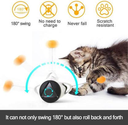 Smart Cat Catnip Toy with Wheels