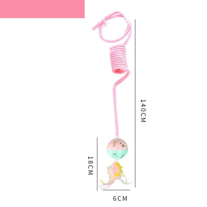 Cat Woolen Spring Toy