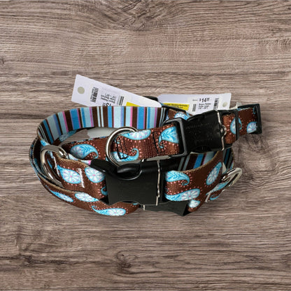 Brown Paisley Collar