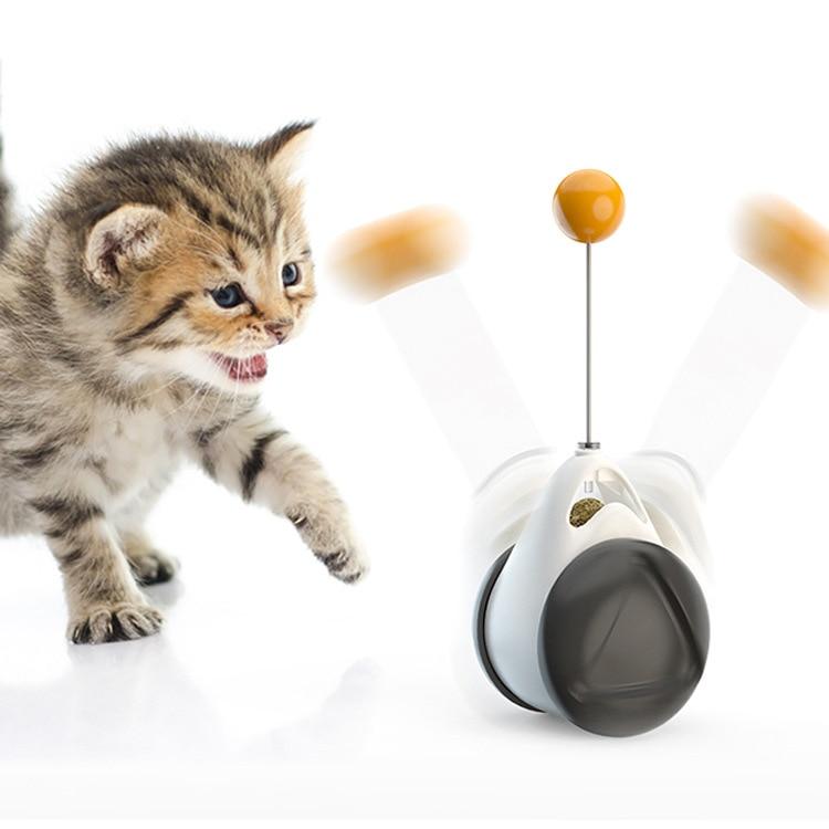 Smart Cat Catnip Toy with Wheels