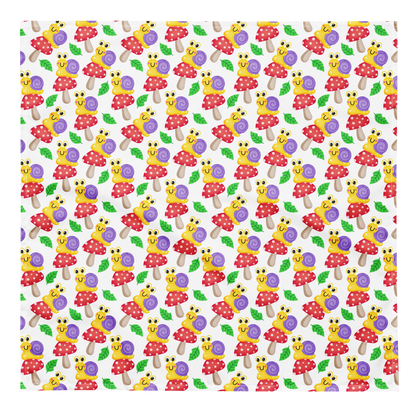 Dog Bandana - Snails and 'Shrooms