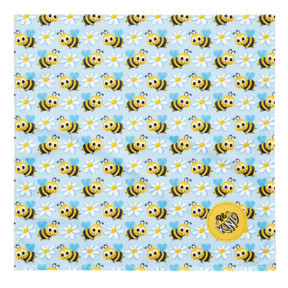 Dog Bandana - Be Kind Bees and Daisies