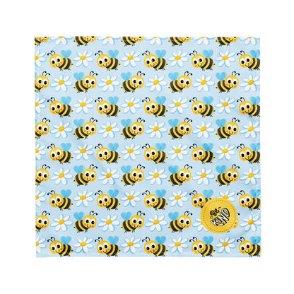 Dog Bandana - Be Kind Bees and Daisies