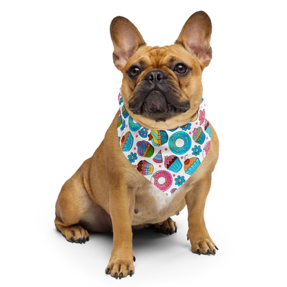 Dog Bandana - Cupcake and Donut Party